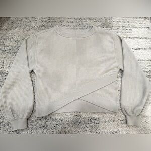 Lululemon Reversible Crossover Sweater in bone color